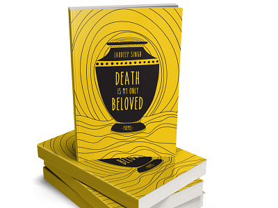 'Death is my only beloved' book cover design beloved bookcover branding concept coverdesign design graphic illustration layout poems poetry shrutillusion