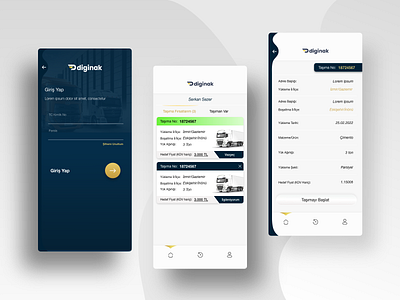 Transportation App UI  Design