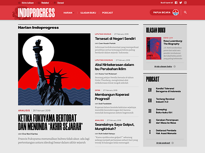 IndoPROGRESS Redesign news redesign ui ux website