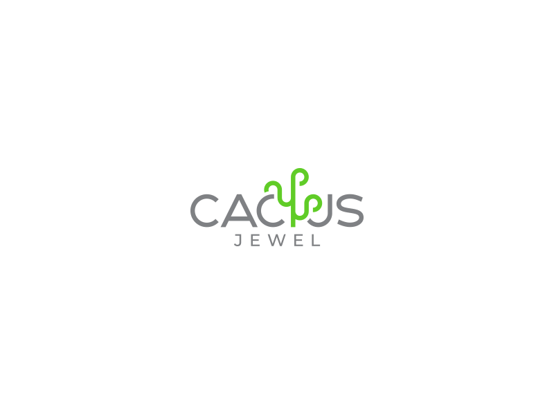 Cactus Jewel Logo branding cactus design icon jewel jewelry logo