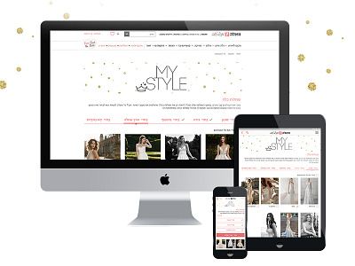 My style- wedding dress wizard design graphic mobile responsive ui ux web