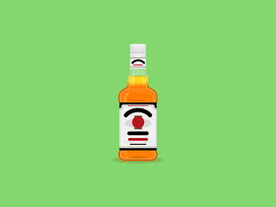 Jim Beam bottle bourbon drink jim beam liquor sketch whiskey