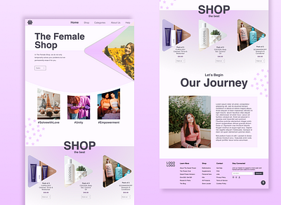 E-commerce web design concept - UI/UX design ecommerce ecommercewebui femaleproducts femaleproductsui freelancer graphic design interaciondesign productsui ui uiux webappui webdesign webui