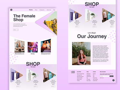 E-commerce web design concept - UI/UX design ecommerce ecommercewebui femaleproducts femaleproductsui freelancer graphic design interaciondesign productsui ui uiux webappui webdesign webui