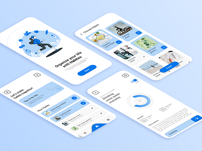 Habit-Building App UI Design Concept