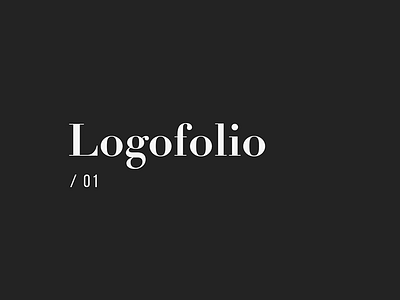 Logofolio /01 blackandwhite brand branding brands collection identity logo logofolio logos minimalist simple start
