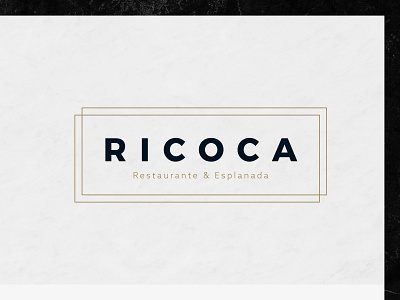 RICOCA • Restaurant Branding brand branding brands collection drinks food identity logo minimalist restuarant simple terrace