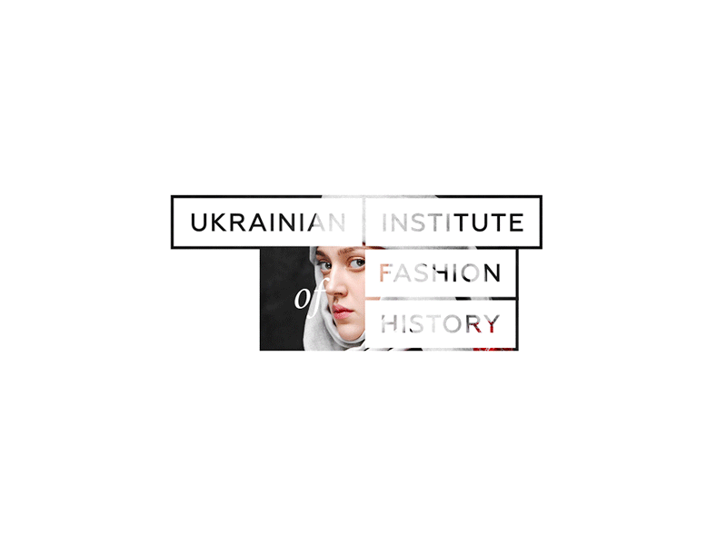 Ukrainian Institute of Fashion History animation grid interaction logo minimal ukraine