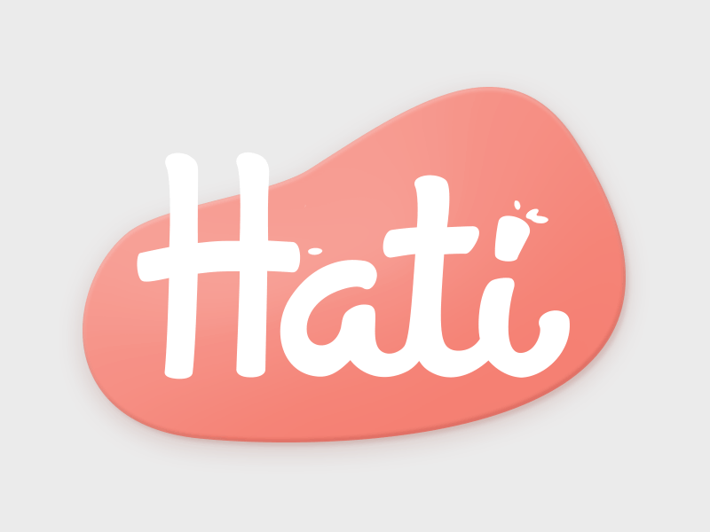 Hati – Logo Animation animation branding food guide healthy identity lettering logo meat pet