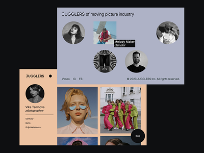 Jugglers Website agency branding clean creators design desktop graphic design jugglers logo ui website www