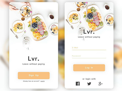 Mobile Restaurant Payment Concept