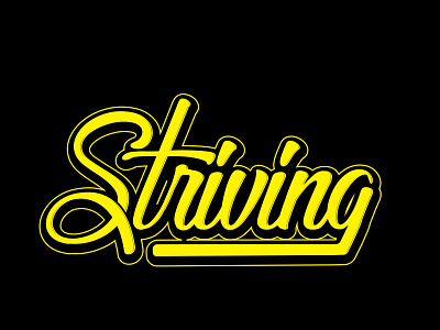 Striving #typographydesign calligraphy calligraphy design calligraphy designer calligraphy logo calligraphy logo design calligraphy t shirt design design illustration logo t shirt design typography typography design typography designer typography logo typography logo design typography t shirt typography t shirt design