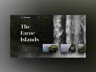 The Faroe Islands website concept