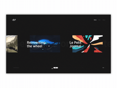 thieb.co design dev gif interactive logo motion navigation portfolio ui vr webdesign website