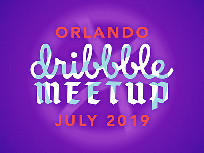Orlando Meetup art dribbble meetup orlando texture vector