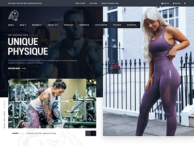 Fitness Website e commerce website fitness website health and fitness website landing page responsive website web development website design wordpress website