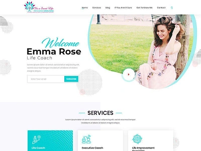 Coaching Website coaching website landing page responsive website service website web development website design wordpress website