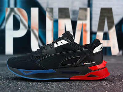 Puma mirage Sports Shoes Men’s BMW M Motorsports⁠ branding design