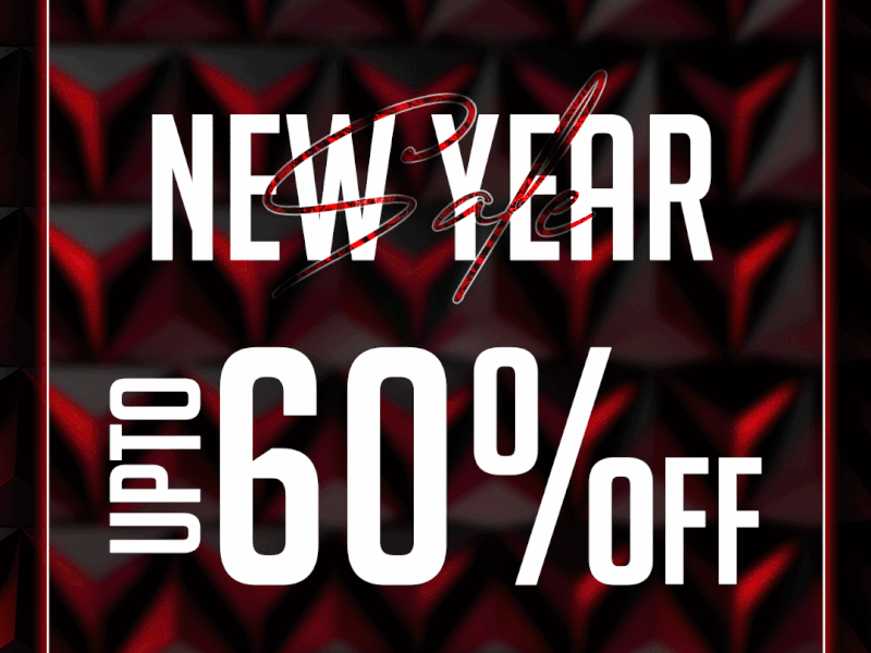 New Year Sale In Chicago Clothing Store branding graphic design