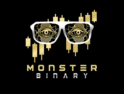 Logo Monster Binary logo