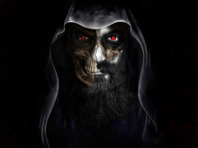 Bearded Grim Reaper by Samilbastas