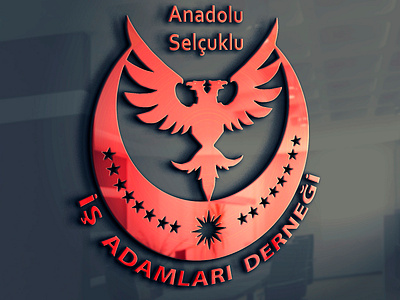 Anadolu Selcuklu Logo Mockup art background background art black and red branding design hd illustration logo logo 3d photoshop typography ui vector