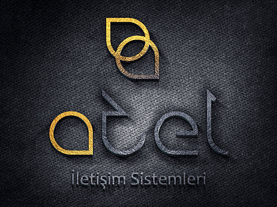 Atel Communication Company Logo art background background art bg branding design flat hd icon illustration logo logo 3d manipulation mockup photoshop typography ux vector wallpaper wp