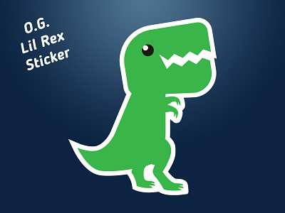 Lil Rex the Original branding design illustration logo sticker vector