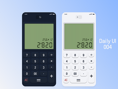 Daily UI #004 - Calculator app calculator dailyui design retro ui ux uxui