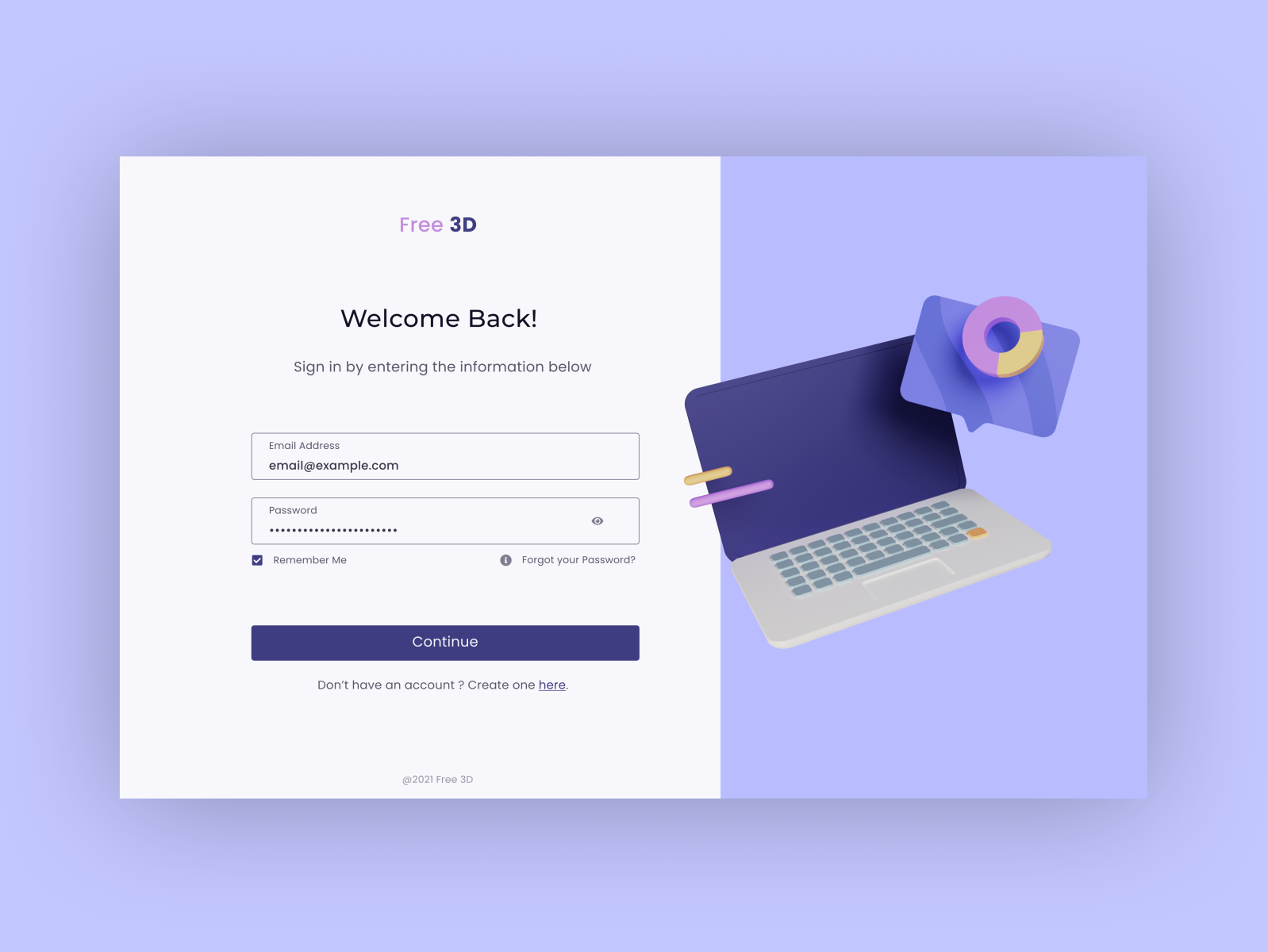 Simple and Elegant Login UI by Priyank Hajela on Dribbble