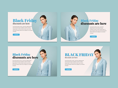 Black Friday - Fashion Sale (Hero Design) agency landing page design illustration ui