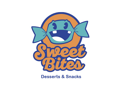 Sweet 03 branding candy desserts identity illustrator kids logo logo design logotype mark snacks sweet