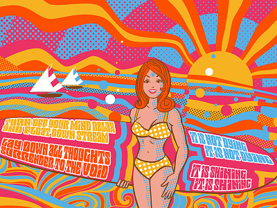 Psychedelic 60s Beach 2