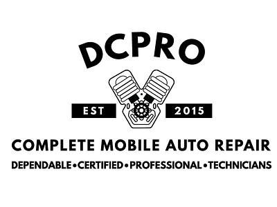 DCPRO Secondary Logo automotive noir scissorfiesta simple