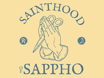 Sainthood x Sappho earth earthtonea lesbos prayer praying prayinghands sappho scissor scissorfiesta