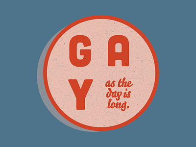 G A Y day gay geometric long pink rose rose colored shades