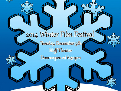 Winter Film Fest Poster photoshop poster