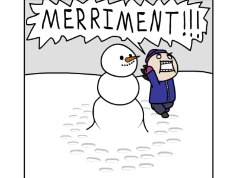 Winter Fun animation comic flash