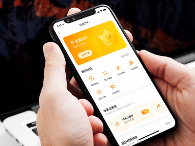 作业帮VIP会员redesign app ui vip