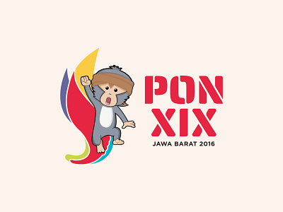 Logo + Mascot Design PON XIX Jawa Barat 2016 [Unofficial] logo logo design logo mascot logodesign logogram mascot mascot character mascot design mascot logo mascotlogo