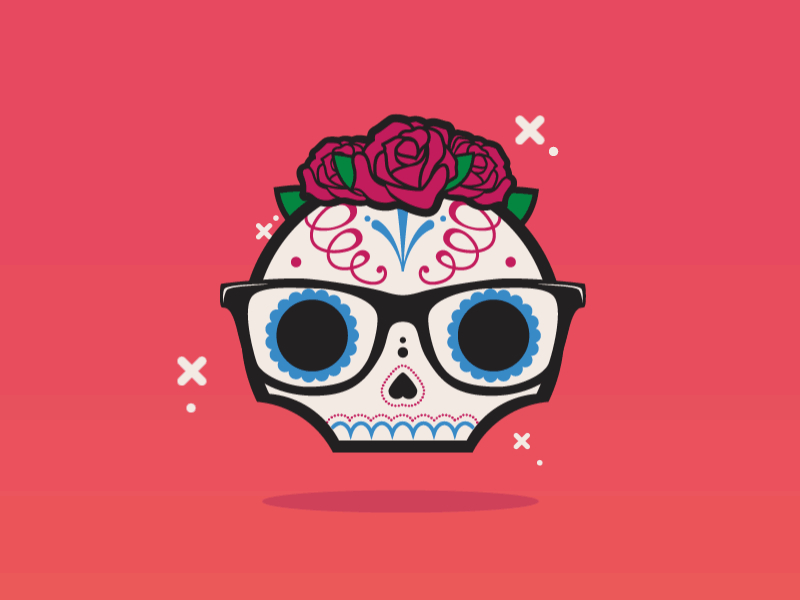 Codificadas Logo animation design illustration logo mexico motion graphics skull