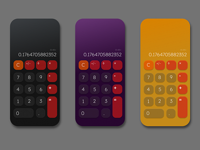 Mobile Calculator Design app appdesign calculator design ui uidesign ux uxdesign
