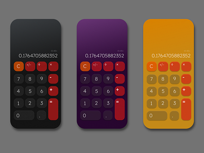 Mobile Calculator Design