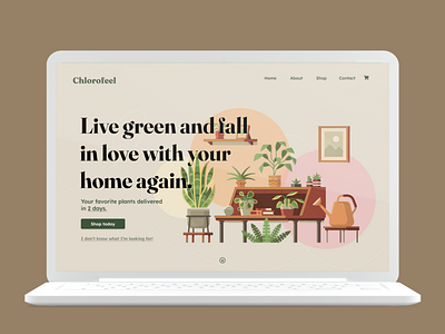 Plant Website Layout