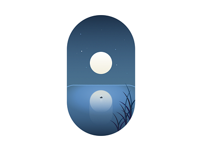 Night design illustration vector