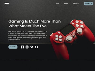 Gaming Is Much More Than What Meets the Eye. adobe xd design gaming web design