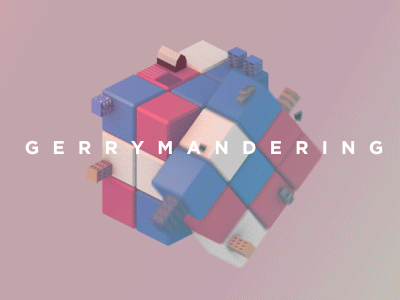 Gerrymandering 3d animation blender gerrymander gerrymandering motion motion graphics politics voting