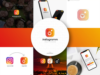 Instagram - Logo Re-CREATION app app logo application icon insta instagram instagramm logo logo designing logo redesigning ui