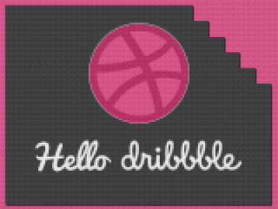 Dribbble Debut Shot debut lego