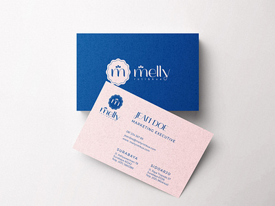 Melly Roti & Kue Business Card bakery branding business card design flower logo logo logo design melly roti kue redesign small business visual identity